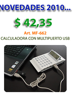Calculadora HUB USB $42.35