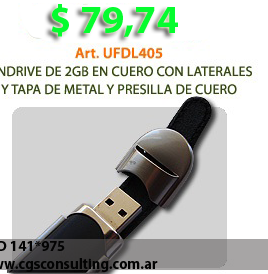Pendrive 2GB Cuero $79.74